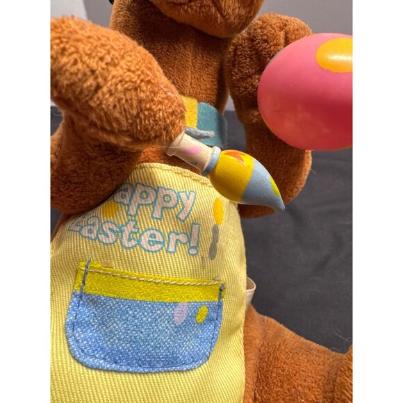 Gemmy Scooby-Doo Easter Chef Egg Paint Brush Plush Singing "Happy Easter Egg Hun - Picture 12 of 13